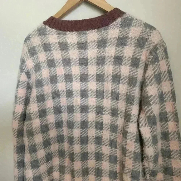 SUSINA Buffalo Checkered Print Pullover Sweater - Picture 3 of 8